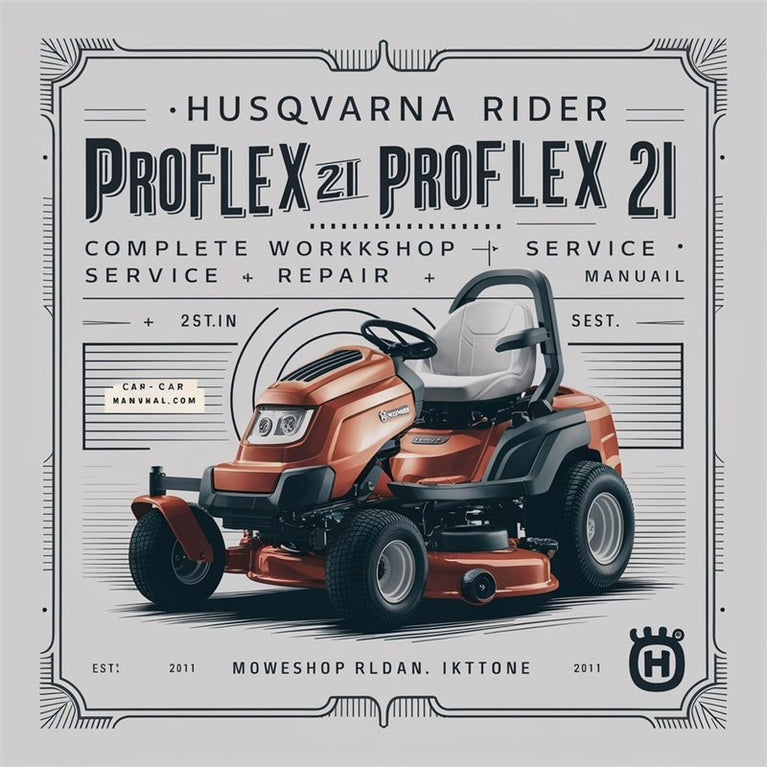 Husqvarna Rider Proflex 21 II Mower Service Repair Workshop Manual PDF