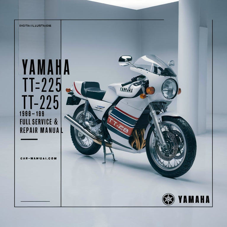 Yamaha TT225 TT-225 Motorcycle 1986-1989 Full Service & Repair Manual