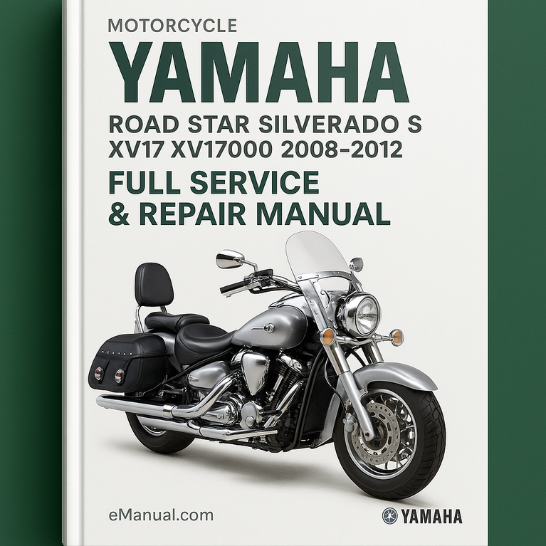 Yamaha Road Star Silverado S XV17 XV1700 2008-2012 Vollständiges Service- und Reparaturhandbuch