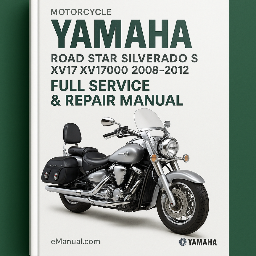 Yamaha Road Star Silverado S XV17 XV1700 2008-2012 Vollständiges Service- und Reparaturhandbuch