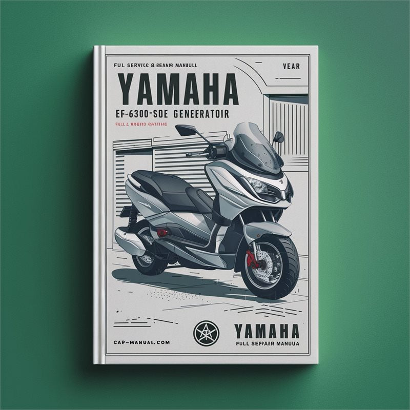 Yamaha EF6300ISDE Generator Service Repair Workshop Manual PDF