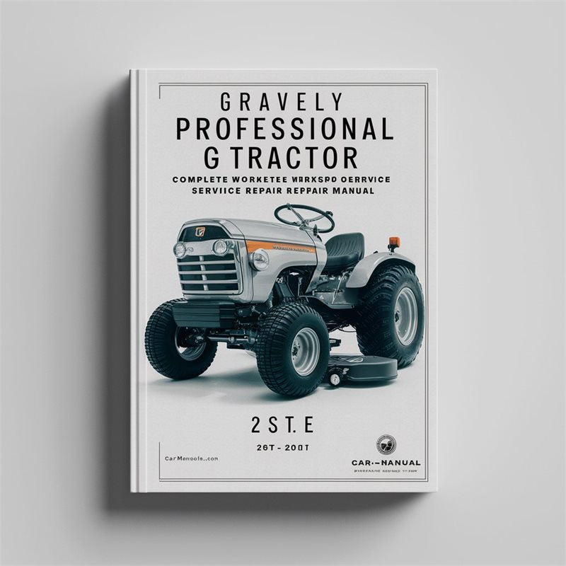 Gravely G Tractor Ride On Mower Service Repair Workshop Manual PDF