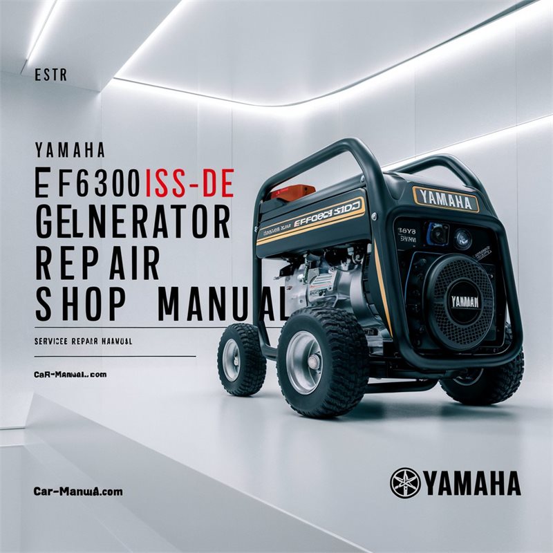 Yamaha EF6300ISDE Generator Shop Service Repair Workshop Manual PDF