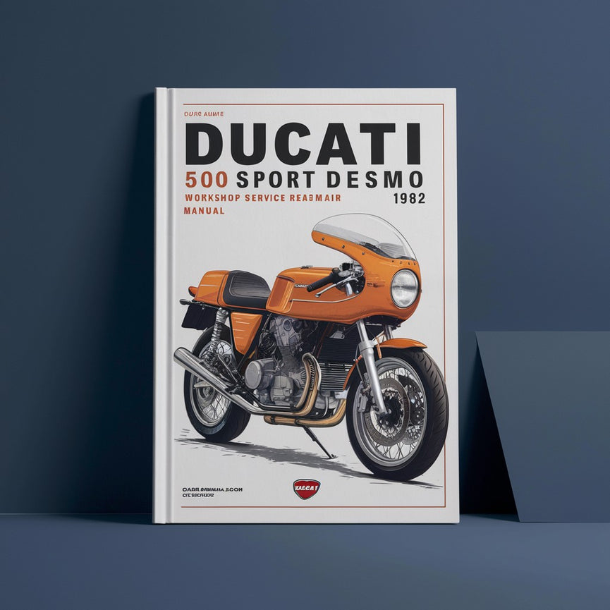 Manual de reparación y servicio del taller de la Ducati 500 Sport Desmo 1975-1982