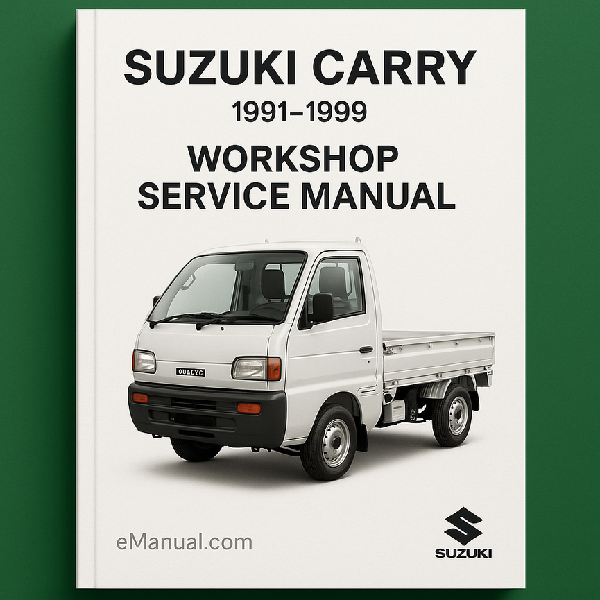 Suzuki Carry 1991-1999 Werkstatthandbuch für Reparaturen