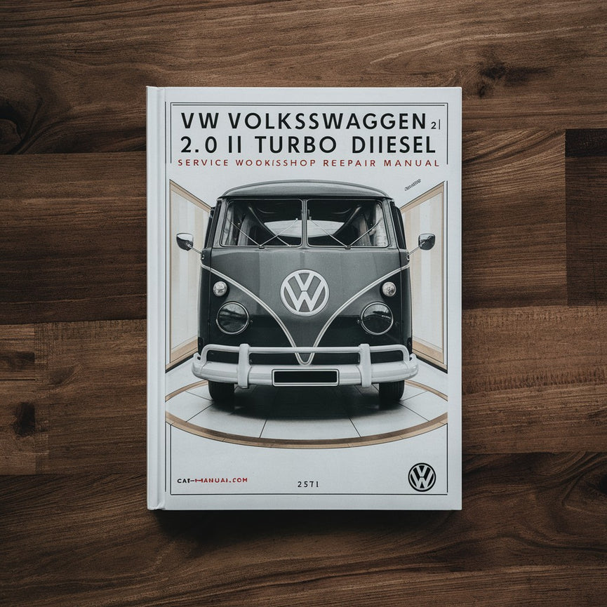 Manual de reparación y servicio del taller Volkswagen 2.0I Turbo Diesel (CBHA CBJB)