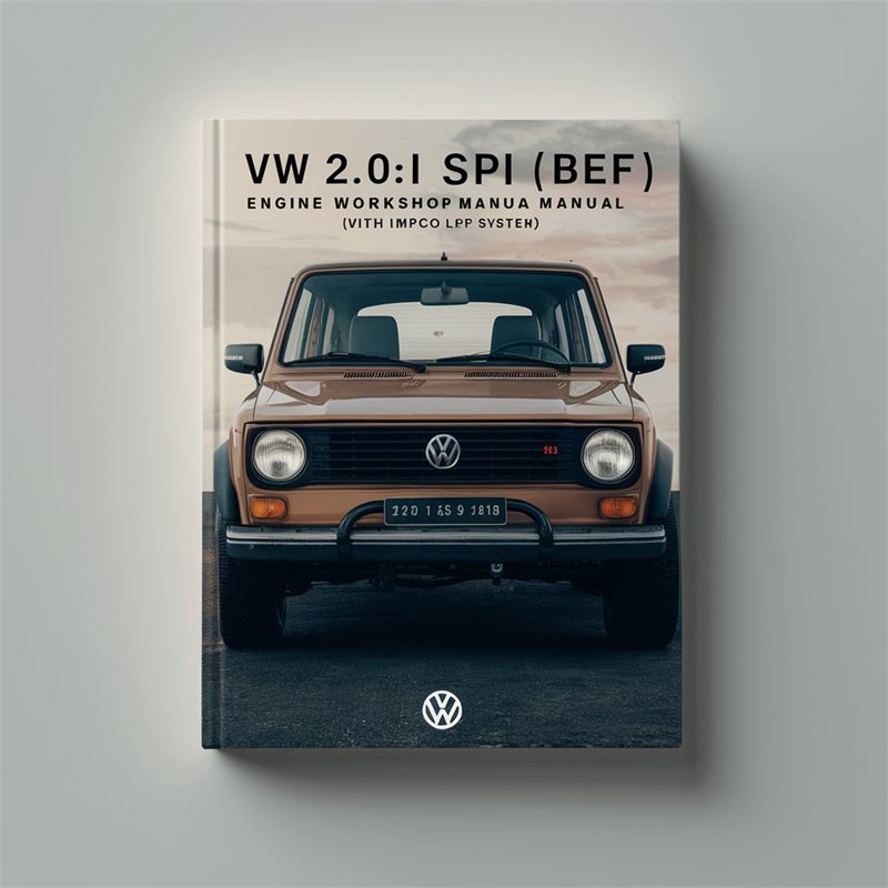 Volkswagen VW 2.0i SPI (BEF) Engine ( Impco LPG System) Service Repair Workshop Manual PDF