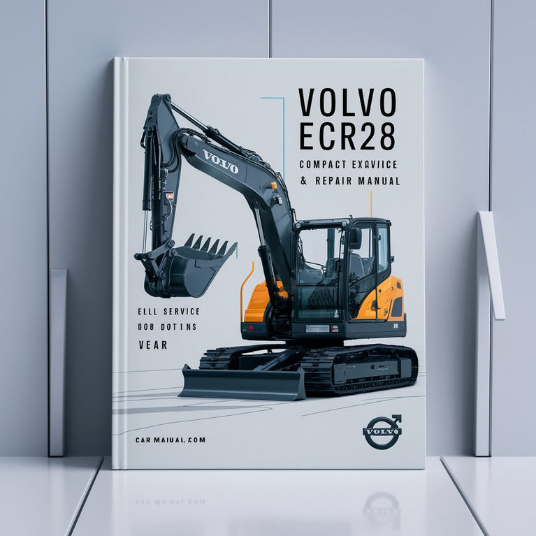 Manual completo de servicio y reparación de la excavadora compacta Volvo ECR28