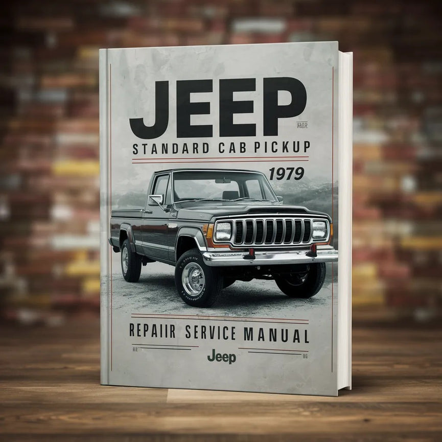 Manual de servicio y reparación de la camioneta Jeep J10 con cabina estándar de 1979