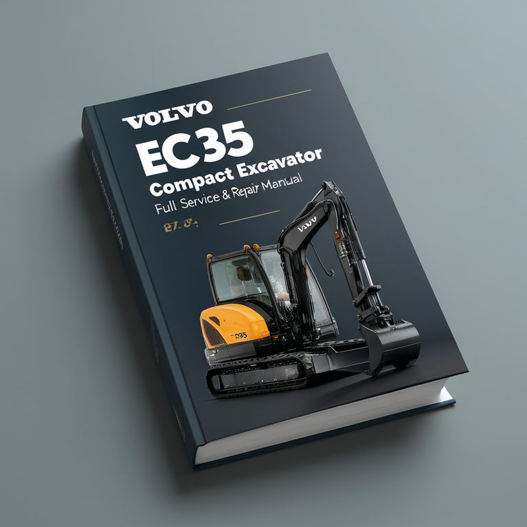 Volvo EC35 Compact Excavator Full Service & Repair Manual