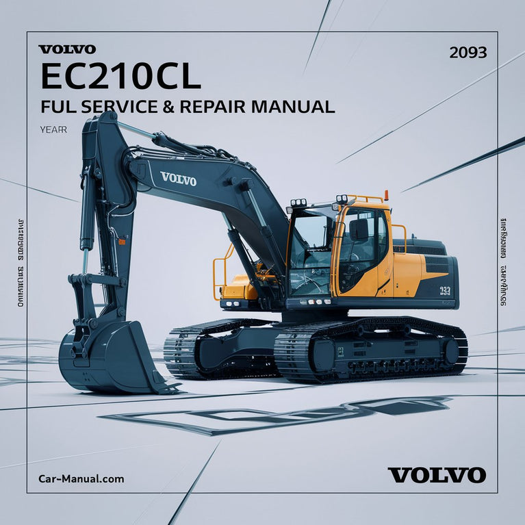 Volvo EC210CL Excavator Full Service & Repair Manual