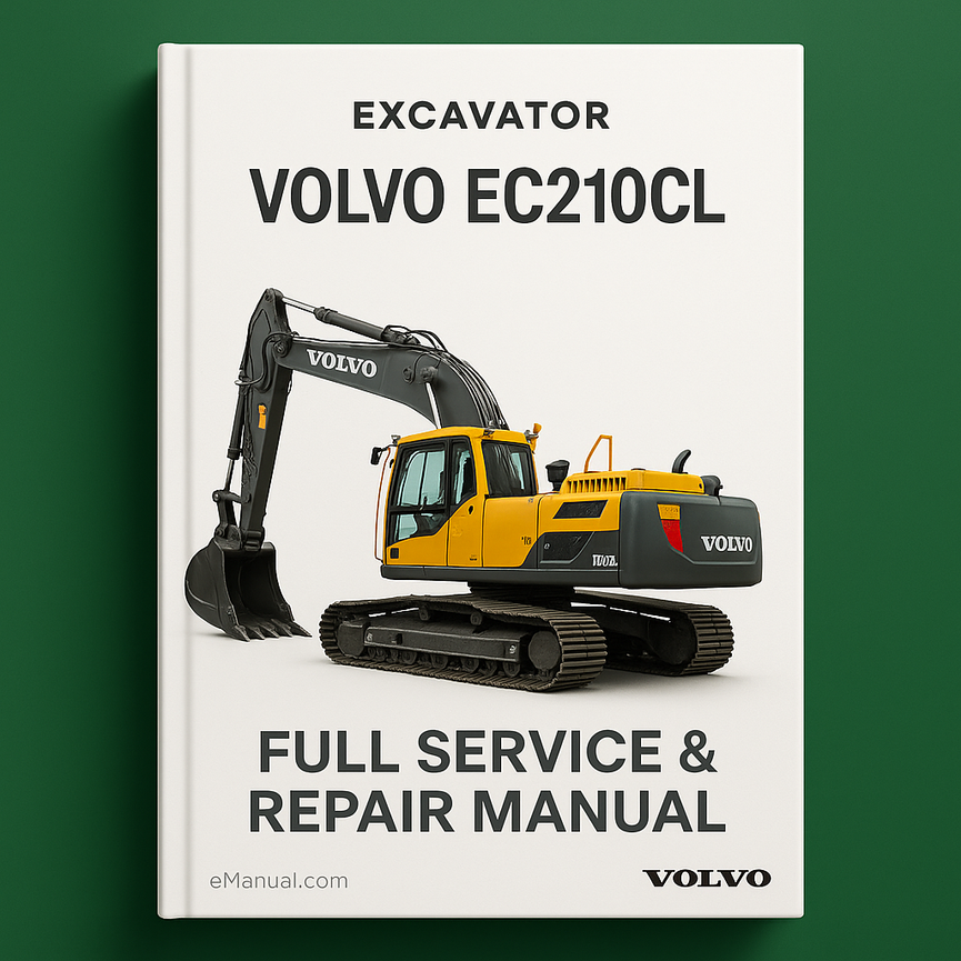Volvo EC210CL Excavator Full Service & Repair Manual