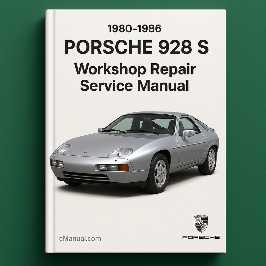 Manual de servicio y reparación del taller Porsche 928 S 1980-1986