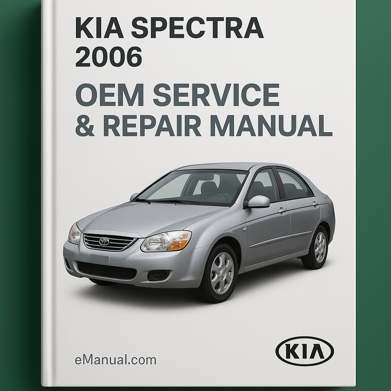 Manual de reparación y servicio de Kia Spectra 2006 OEM
