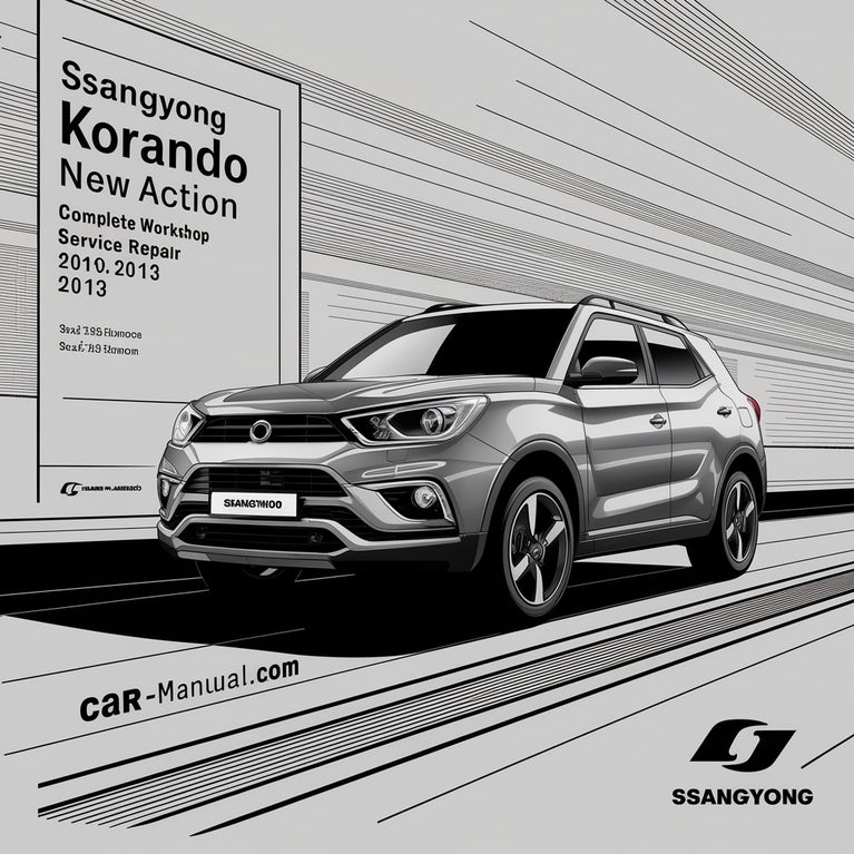 SsangYong Korando New Actyon Komplettes Werkstatthandbuch 2010 2011 2012 2013