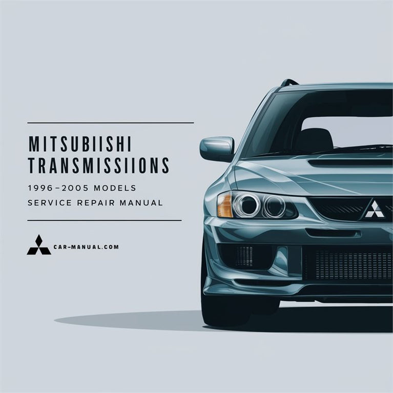 1996-2005 Mitsubishi Engines Manuals Transmissions- - Models Service Repair Workshop Manual PDF