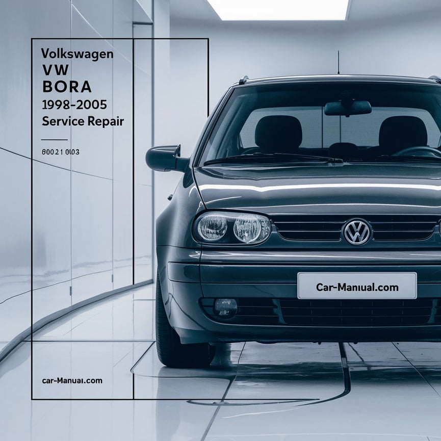 Manual de servicio y reparación del Volkswagen VW Bora 1998-2005