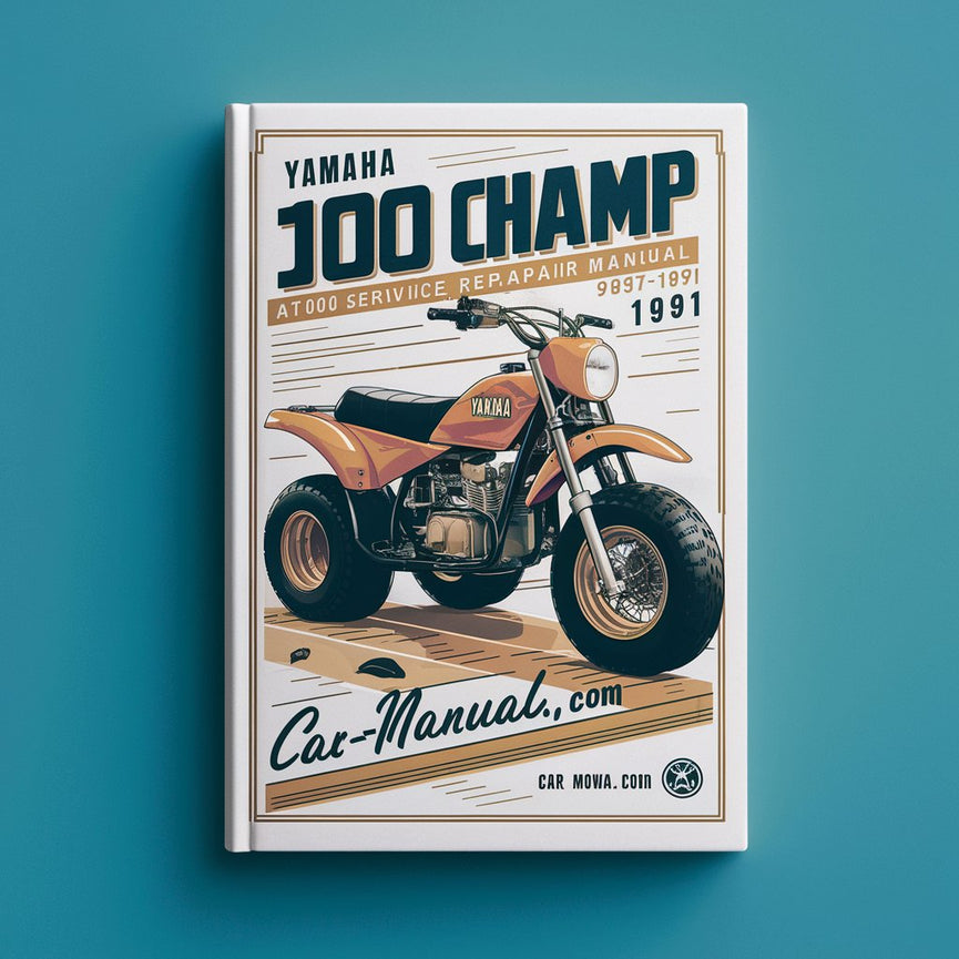 Yamaha MOTO 4 100 CHAMP YFM100 ATV Service-Reparaturhandbuch 1987-1991