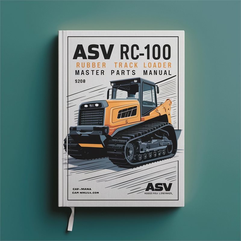 ASV RC-100 Rubber Track Loader Master Parts Catalog PDF