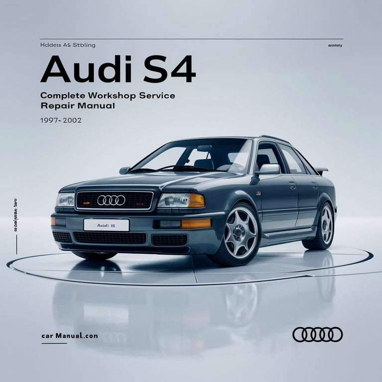 Manual completo de taller, reparación y servicio del Audi S4 1997 1998 1999 2000 2001 2002