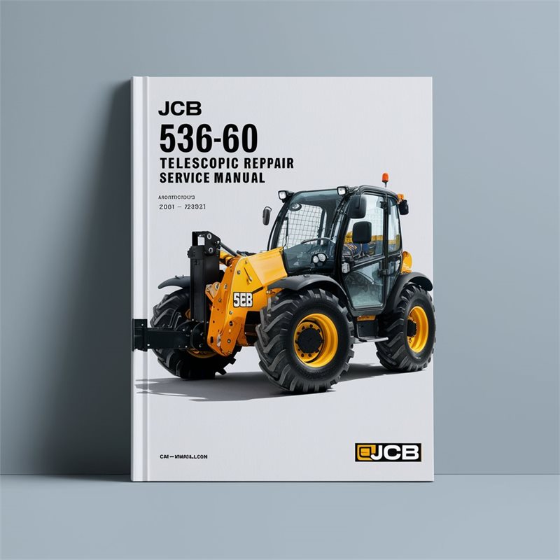 JCB 536-60 Telescopic Handler Service Repair Workshop Manual PDF