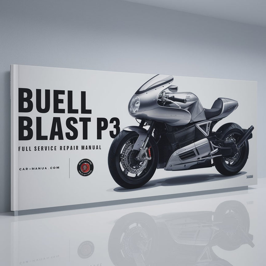 BUELL Blast P3 2007 Komplettes Service-Reparaturhandbuch