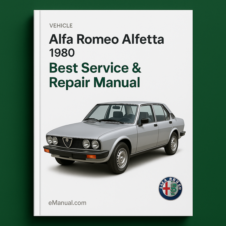 Alfa Romeo Alfetta 1980 Best Service Repair Manual