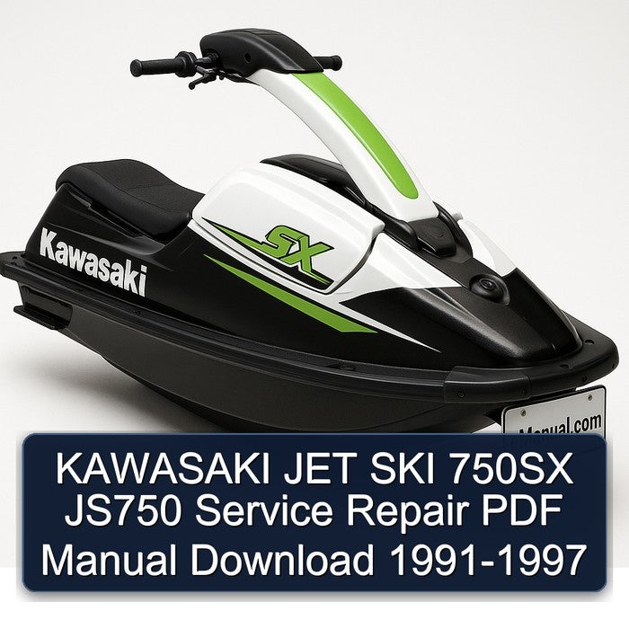 1991-1997 Kawasaki JET SKI 750SX JS750 Service Repair Workshop Manual PDF
