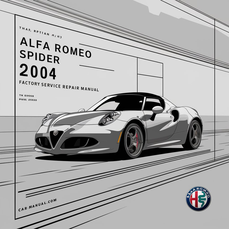 Alfa Romeo Spider 916 2004 Factory Service Repair Manual