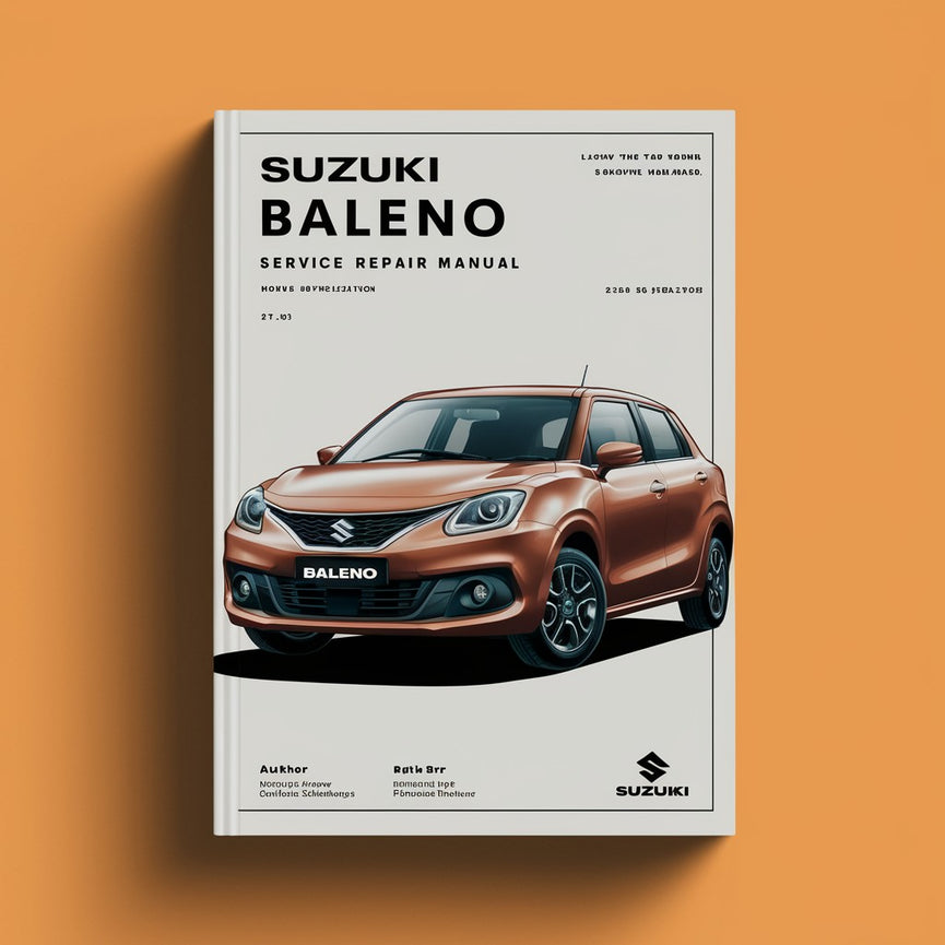 Manual de servicio y reparación del Suzuki Baleno