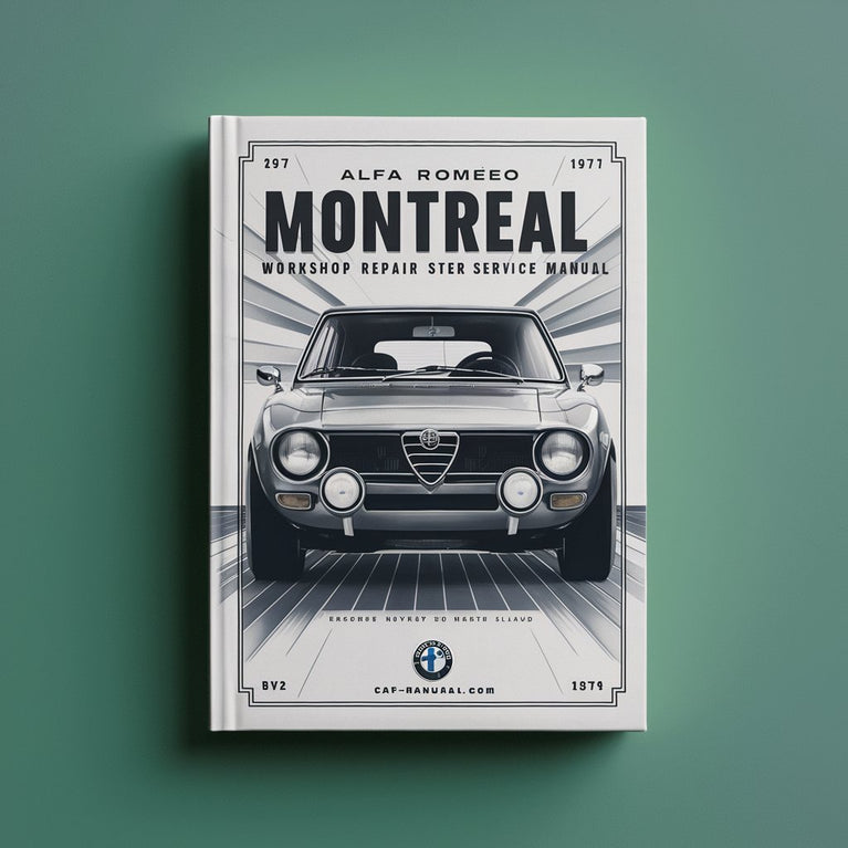 Manual de servicio y reparación del taller Alfa Romeo Montreal 1974