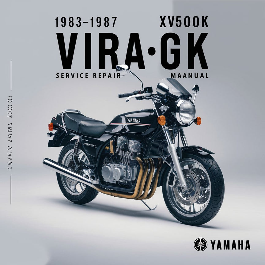 Manual de servicio y reparación de Yamaha XV500K Virago 1983-1987 (vista previa gratuita, ideal para aficionados al bricolaje)