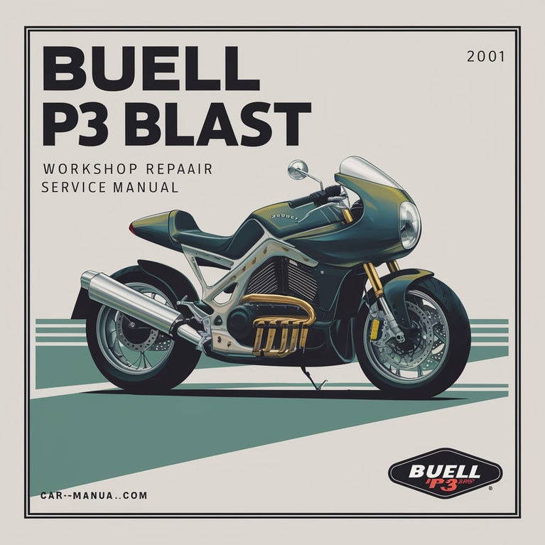 Manual de servicio y reparación del taller Buell P3 Blast 2001