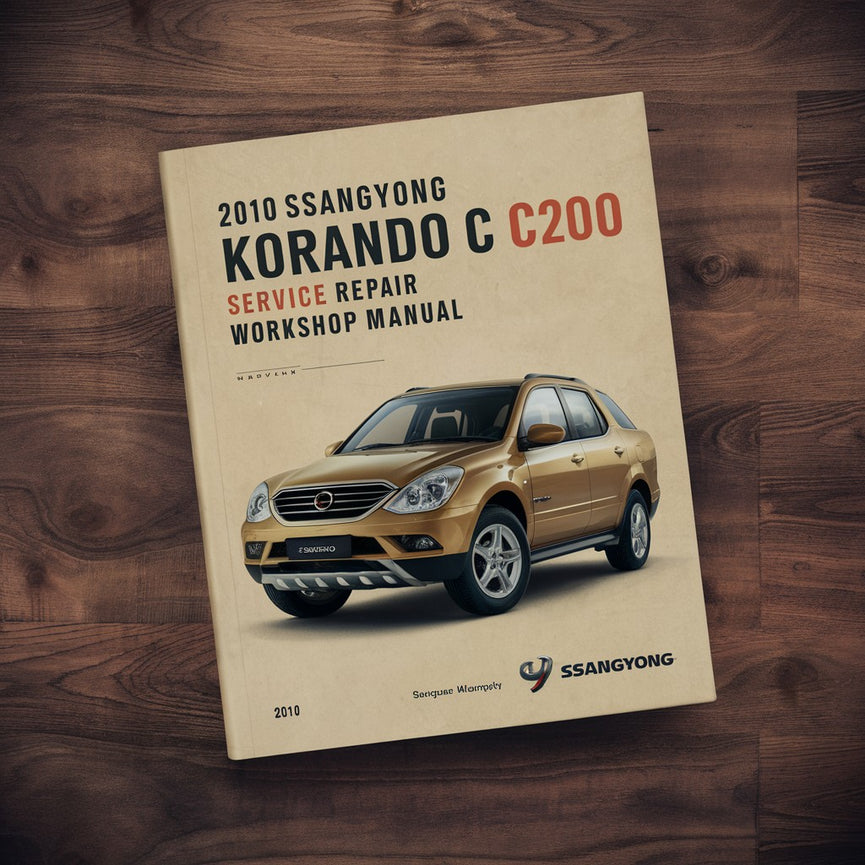 2010 SsangYong Korando C C200 Service-Reparatur-Werkstatthandbuch