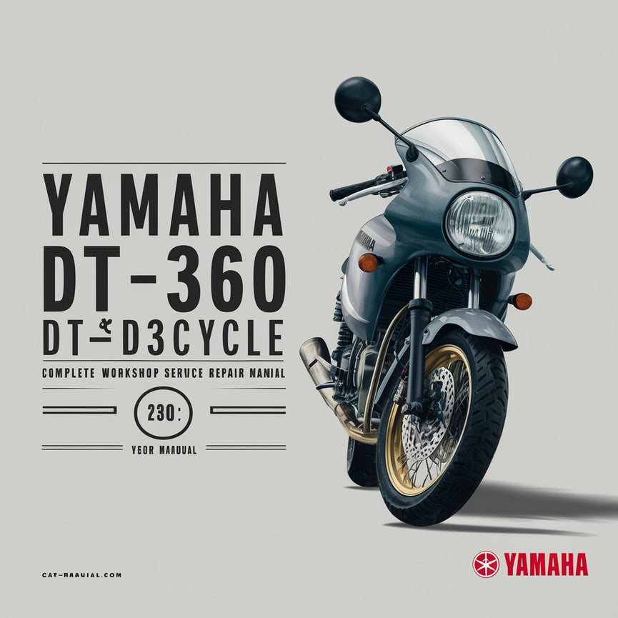 Yamaha DT250 DT360 DT-250-360 Motorrad Komplette Werkstatt Service Reparaturhandbuch