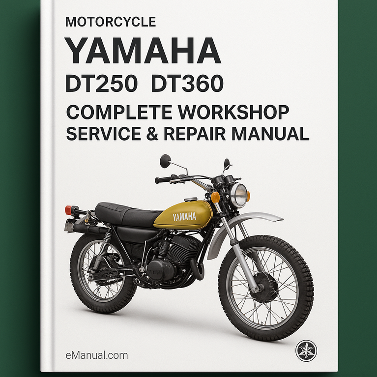Yamaha DT250 DT360 DT-250-360 Motorcycle Complete Workshop Service Repair Manual