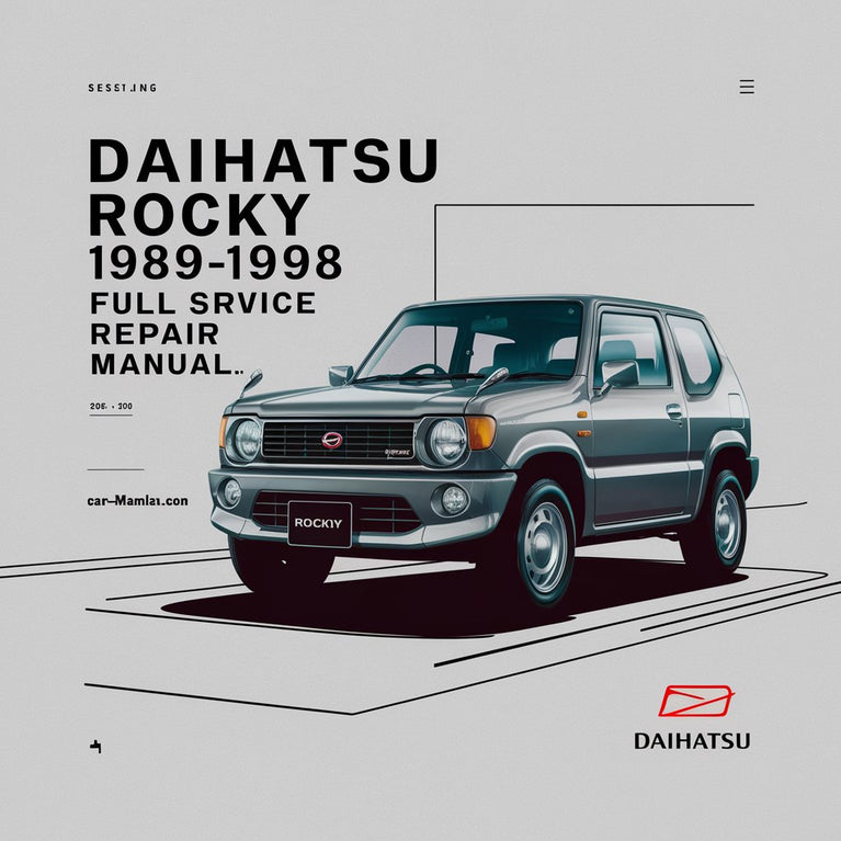 DAIHATSU ROCKY 1989-1998 Full Service Repair Manual