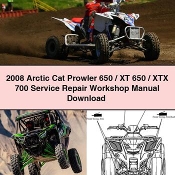 2008 Arctic Cat Prowler 650 XT 650 XTX 700 Service Repair Workshop Manual