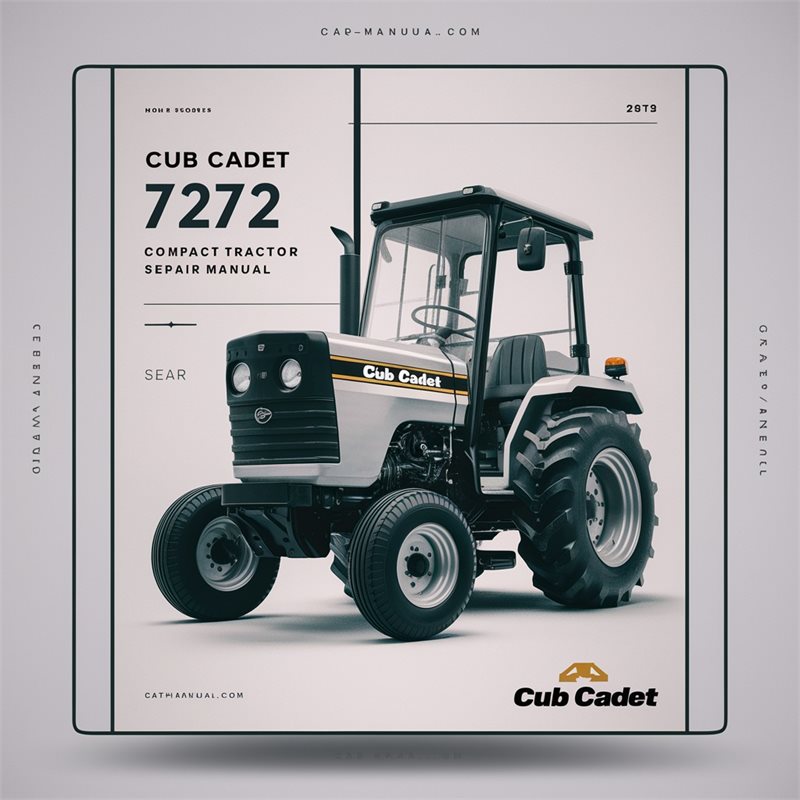 Cub Cadet 7272 Compact Tractor Service Repair Workshop Manual PDF
