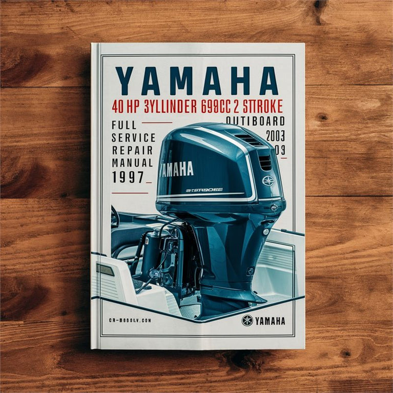 1997-2003 Yamaha 40HP 3 Cylinder 698CC 2 Stroke Outboard Service Repair Workshop Manual PDF