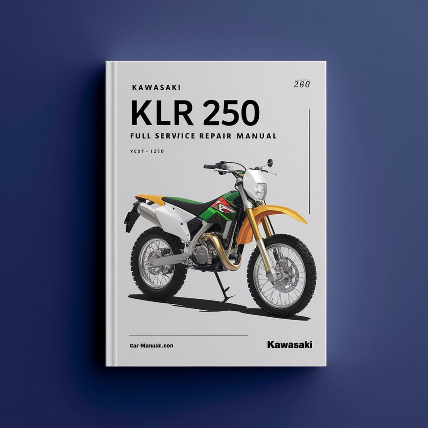 Manual de reparación y servicio completo de la Kawasaki KLR 250