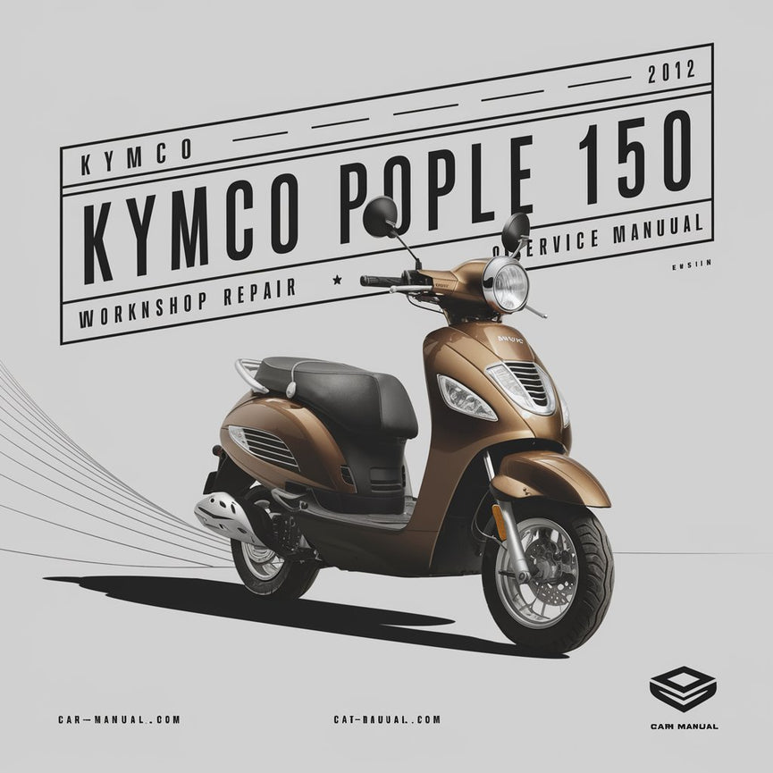 Manual de servicio y reparación del taller de Kymco People 150 2002-2012