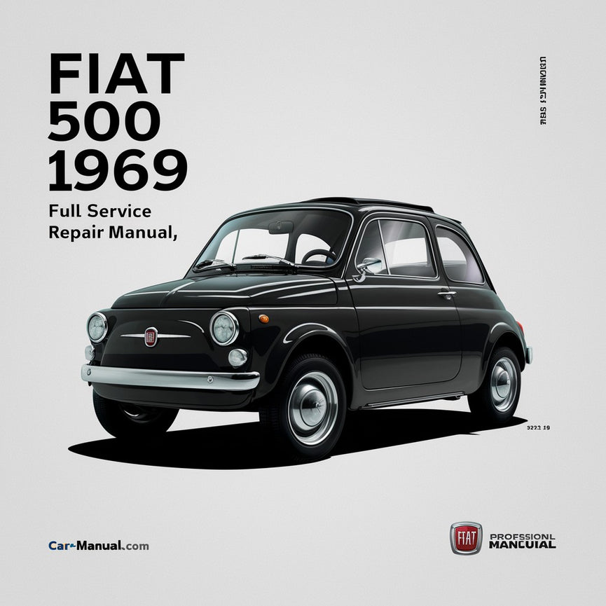 Fiat 500 1969 Komplettes Service-Reparaturhandbuch