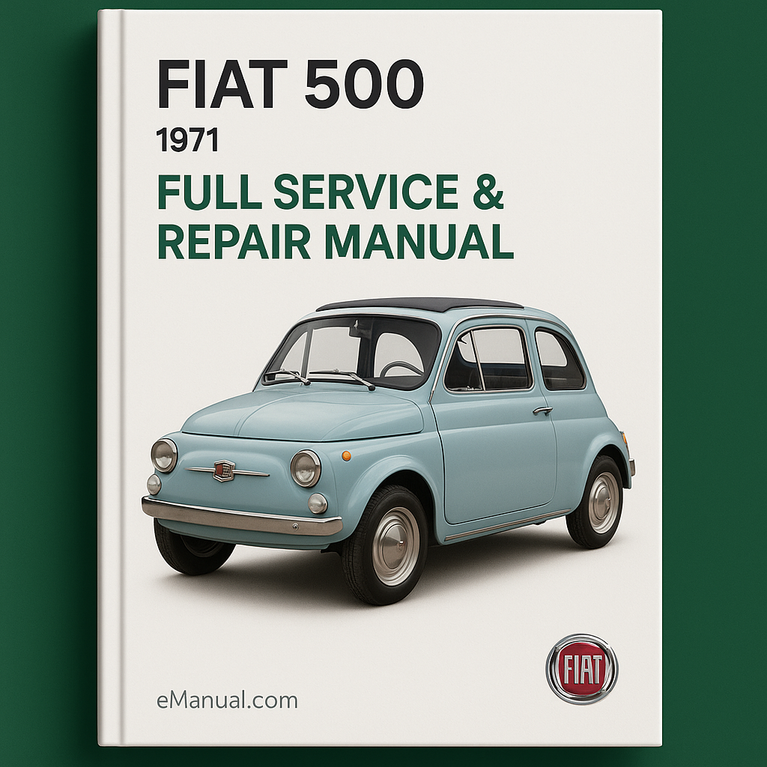 Fiat 500 1971 Full Service Repair Manual