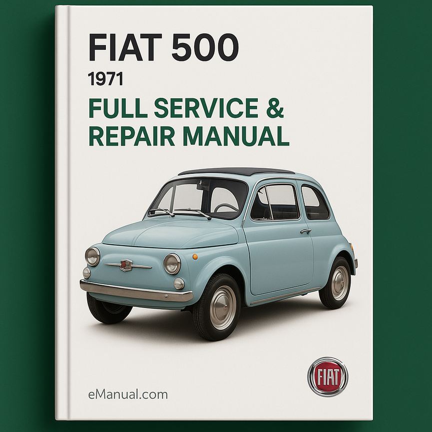 Fiat 500 1971 Full Service Repair Manual