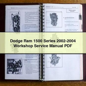 Manual de reparación y servicio del taller de la serie Dodge Ram 1500 2002-2004