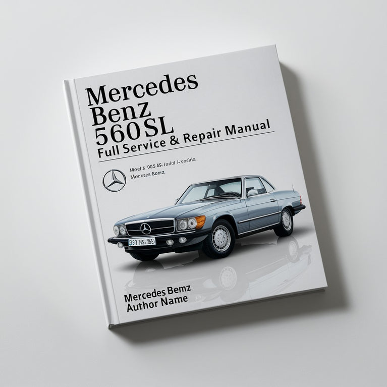 Mercedes Benz 560SL 1986-1989 Full Service & Repair Manual