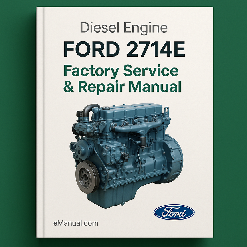 Ford 2714E diesel engine Factory Service Repair Manual