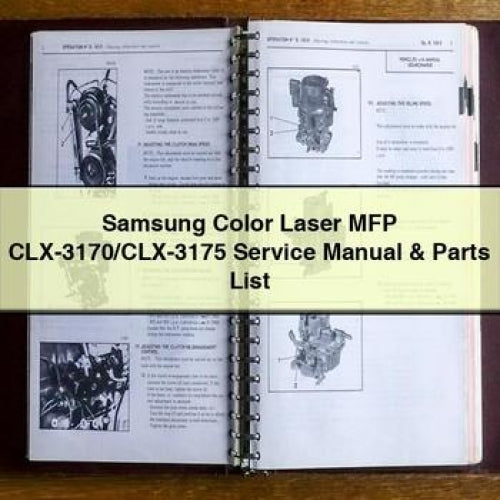 Samsung Color Laser MFP Clx-3170/clx-3175 Parts Catalog PDF