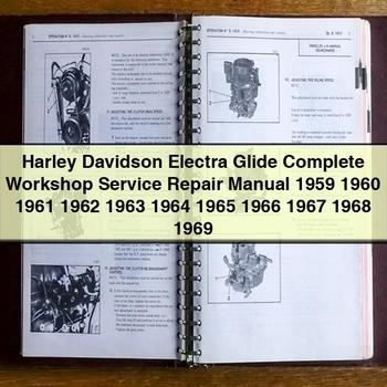 Harley Davidson Electra Glide Complete Workshop Service Repair Manual 1959 1960 1961 1962 1963 1964 1965 1966 1967 1968 1969